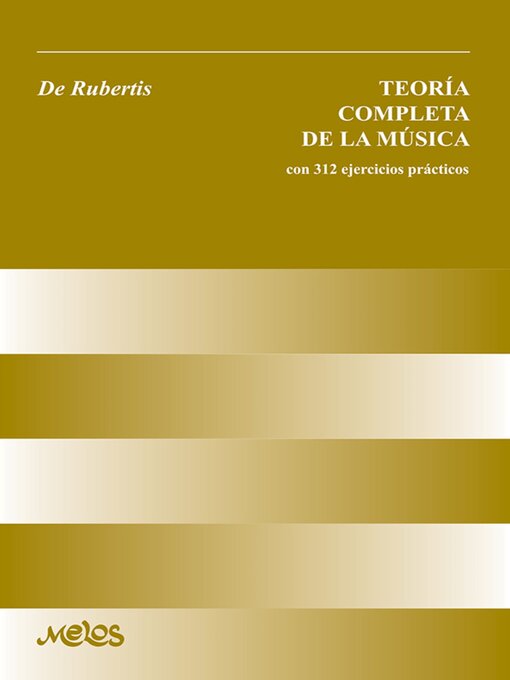 Title details for Teoría completa de la música by Victor de Rubertis - Wait list